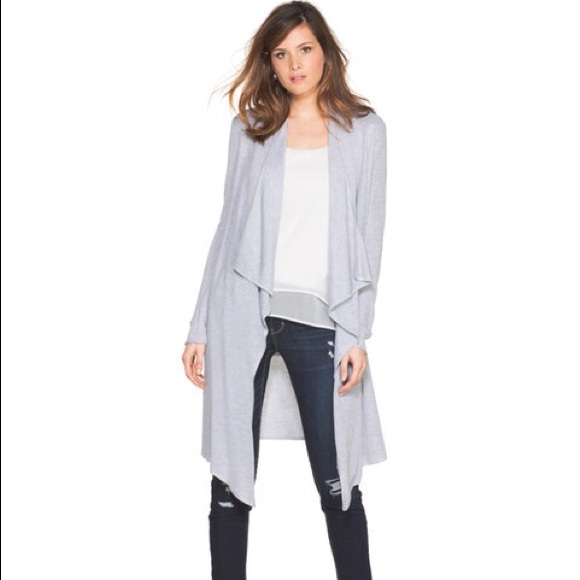 silver duster cardigan
